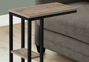 Accent Table, C - Shaped, Marble Look Contemporary & Modern Convenient Design - R&R Furniture Gallery (Fountain Valley, CA)