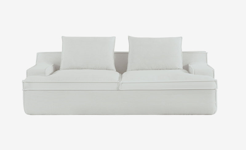 Nimbus - Oversized Full Foam 4 Seater Couch For Living Room Upholstered In Soft, Wide Armrests - R&R Furniture Gallery (Fountain Valley, CA)