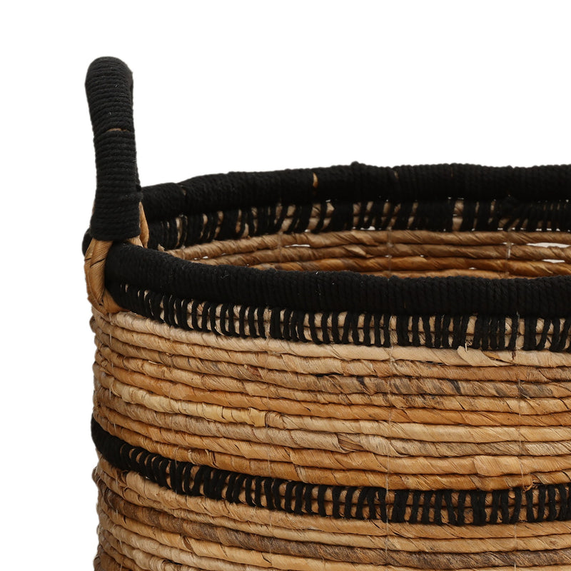 Wichita - Basket (Set of 3) - Natural And Black