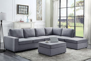 Cassia - 7 Seat Reversible Modular Sectional Sofa With Ottoman - R&R Furniture Gallery (Fountain Valley, CA)