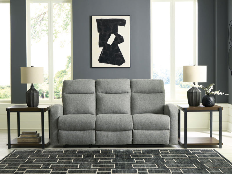 Gauntlet - Reclining Sofa - Sterling - R&R Furniture Gallery (Fountain Valley, CA)