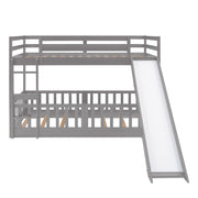 Functional Bunk Bed & Convertible Ladder And Slide - R&R Furniture Gallery (Fountain Valley, CA)