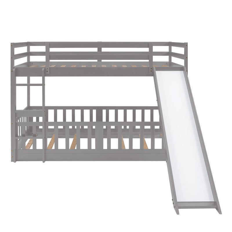 Functional Bunk Bed & Convertible Ladder And Slide - R&R Furniture Gallery (Fountain Valley, CA)
