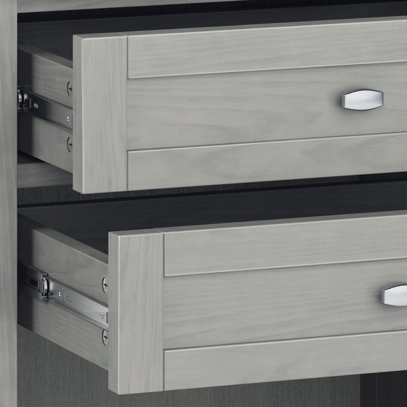 Handcrafted Warm Shaker accent bedside table by Simpli-Home featuring a natural wood finish and simple design.