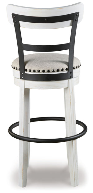 Valebeck - Tall Upholstered Swivel Barstool - R&R Furniture Gallery (Fountain Valley, CA)