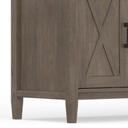 Ela - TV Media Stand - Smoky Brown - R&R Furniture Gallery (Fountain Valley, CA)