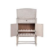 Wynsor - Wine Cabinet - Antique White - R&R Furniture Gallery (Fountain Valley, CA)