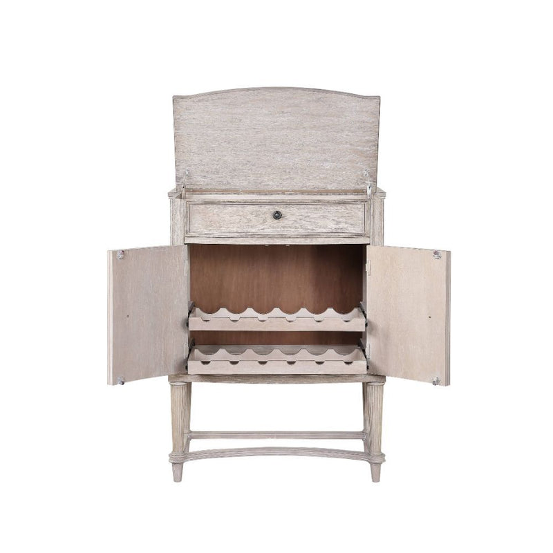 Wynsor - Wine Cabinet - Antique White - R&R Furniture Gallery (Fountain Valley, CA)