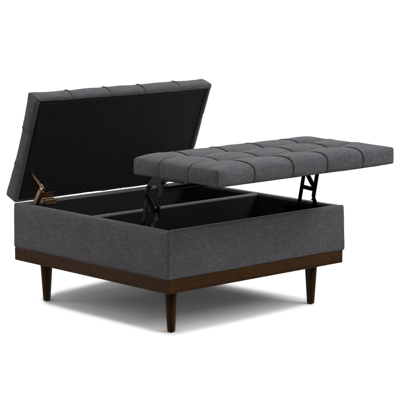 Mariah - Upholstered Lift Top Table Storage Ottoman - R&R Furniture Gallery (Fountain Valley, CA)