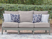 Cove Beach - Sofa With Cushion - Gray - R&R Furniture Gallery (Fountain Valley, CA)