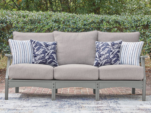 Cove Beach - Sofa With Cushion - Gray - R&R Furniture Gallery (Fountain Valley, CA)