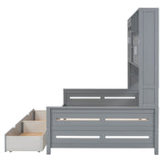 Daybed With All-In-One Cabinet And Shelf - R&R Furniture Gallery (Fountain Valley, CA)