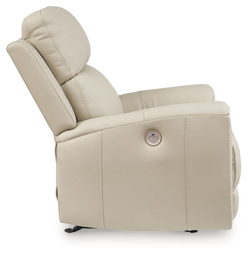 Dahlmoore - Power Rocker Recliner - Almond - R&R Furniture Gallery (Fountain Valley, CA)