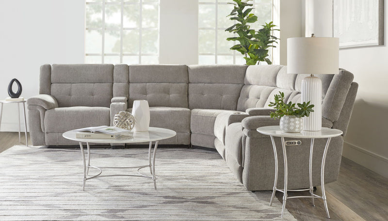Richland - Modular Power Reclining Sectional With Power Adjustable Headrests - R&R Furniture Gallery (Fountain Valley, CA)