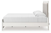 Zuraleus - Upholstered Panel Platform Bed With Roll Slats - R&R Furniture Gallery (Fountain Valley, CA)