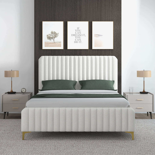 Valery - Upholstered Platform Bed - R&R Furniture Gallery (Fountain Valley, CA)