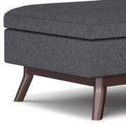 Owen - Upholstered Rectangular Storage Ottoman - R&R Furniture Gallery (Fountain Valley, CA)