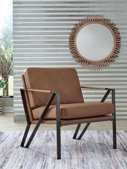 Garronmont - Accent Chair - Caramel - R&R Furniture Gallery (Fountain Valley, CA)