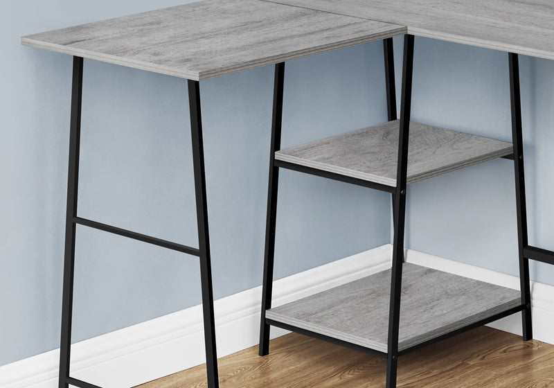Computer Desk, Home Office, Corner, Storage Shelves, L Shape, Work, Laptop, Contemporary, Modern - R&R Furniture Gallery (Fountain Valley, CA)