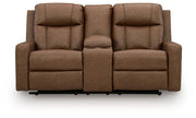 Mackmenville - Double Reclining Loveseat With Console - R&R Furniture Gallery (Fountain Valley, CA)