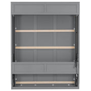 Murphy Bed With Desk, LED Lights & USB Charging Station - R&R Furniture Gallery (Fountain Valley, CA)