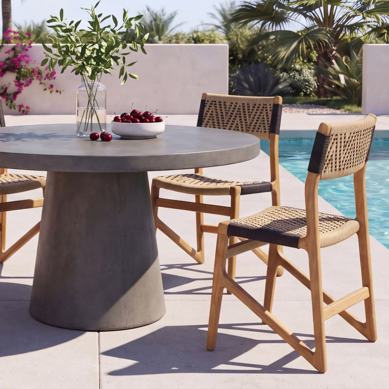 Perth - Outdoor Dining Table - Dark Gray