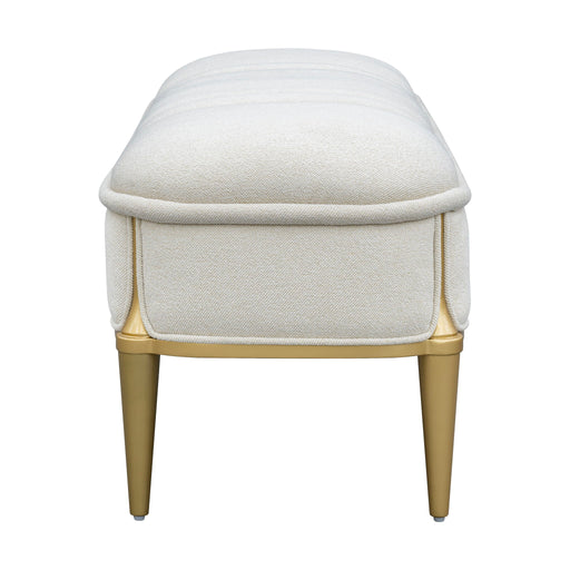 Scotts Square - Accent Bench - Light Champagne - R&R Furniture Gallery (Fountain Valley, CA)
