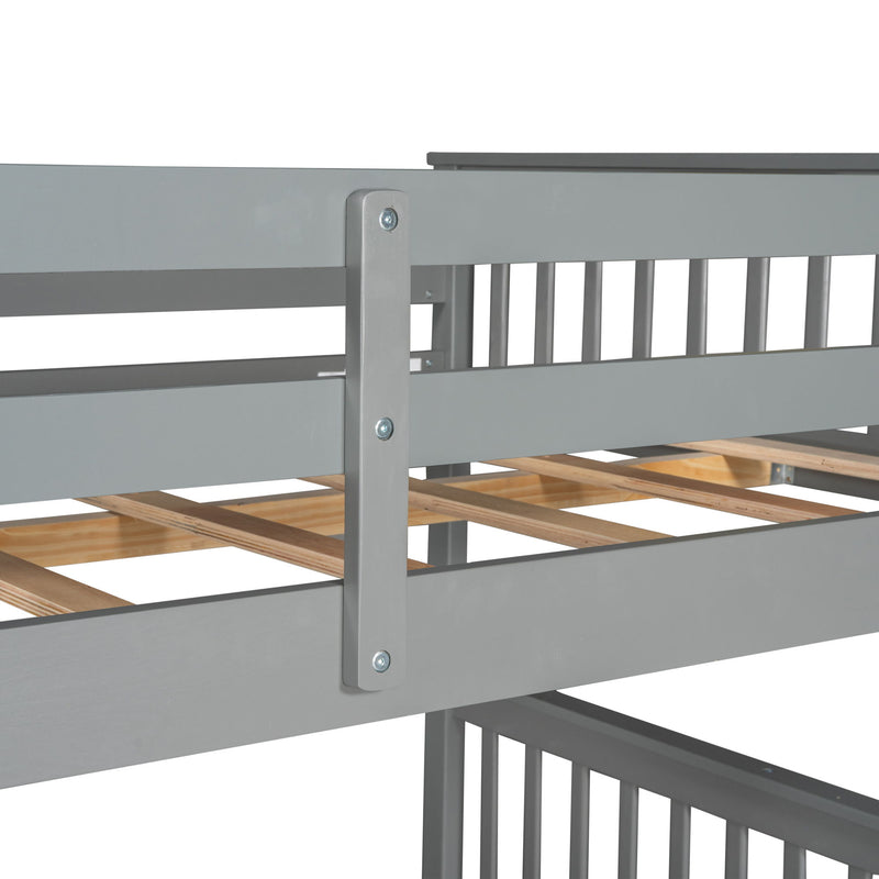 Bunk Bed With Ladders And 2 Storage Drawers - R&R Furniture Gallery (Fountain Valley, CA)