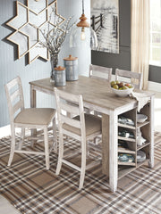 Skempton - Rectangular Counter Table With Storage Set - R&R Furniture Gallery (Fountain Valley, CA)