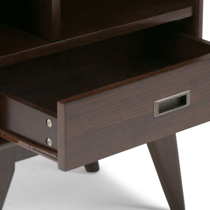Draper - Mid Century Wide Bookcase And Storage Unit - R&R Furniture Gallery (Fountain Valley, CA)