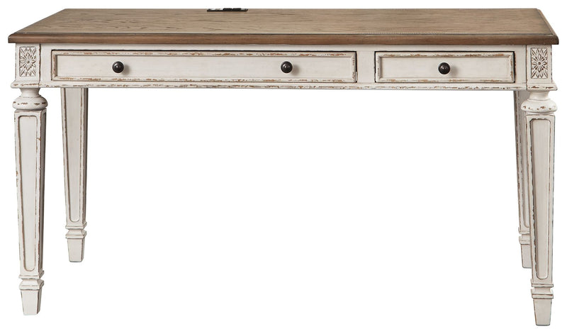 Realyn - Home Office Desk - Light Brown - R&R Furniture Gallery (Fountain Valley, CA)