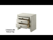 Ramondi - Nightstand - Antique White - R&R Furniture Gallery (Fountain Valley, CA)