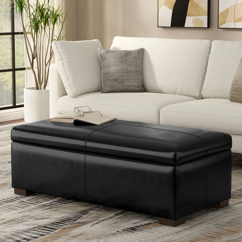 Gabbie - Coffee Table Upholstered Storage Ottoman - R&R Furniture Gallery (Fountain Valley, CA)