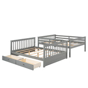 Bunk Bed With Ladders And 2 Storage Drawers - R&R Furniture Gallery (Fountain Valley, CA)