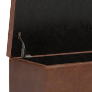 Cosmopolitan - Upholstered Storage Ottoman - R&R Furniture Gallery (Fountain Valley, CA)