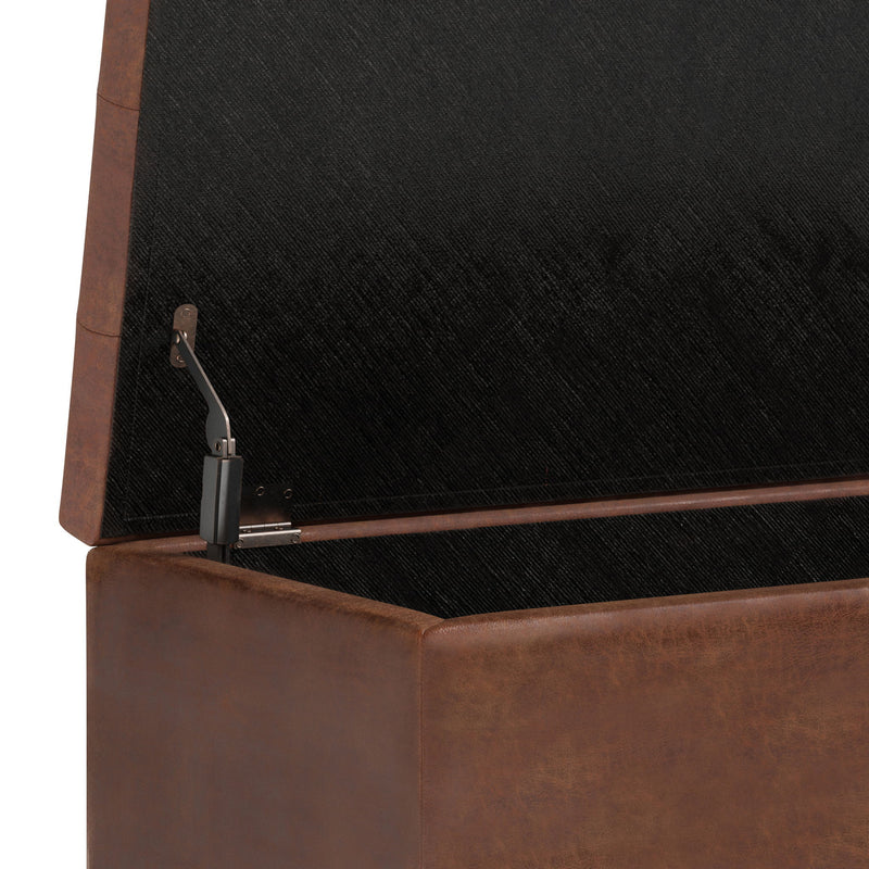 Cosmopolitan - Upholstered Storage Ottoman - R&R Furniture Gallery (Fountain Valley, CA)