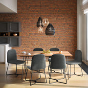 Wilcox - Dining Chair (Set of 2) - Charcoal Gray - R&R Furniture Gallery (Fountain Valley, CA)
