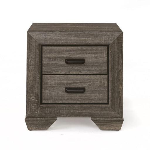 Lyndon - Nightstand - Weathered Gray Grain - R&R Furniture Gallery (Fountain Valley, CA)