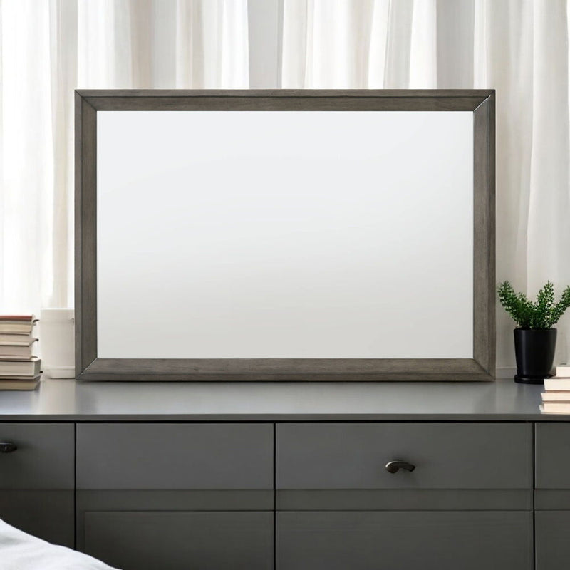 Escher - Mirror - Gray Oak - R&R Furniture Gallery (Fountain Valley, CA)