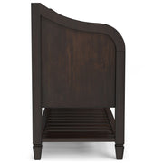 Connaught - Entryway Storage Bench With Shelf - Chestnut - R&R Furniture Gallery (Fountain Valley, CA)