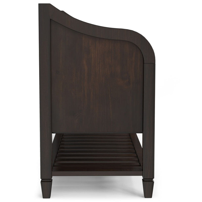 Connaught - Entryway Storage Bench With Shelf - Chestnut - R&R Furniture Gallery (Fountain Valley, CA)