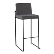 Lumi Source Fuji high back barstool with modern elegant design, featuring a sleek contemporary style and sturdy construction.