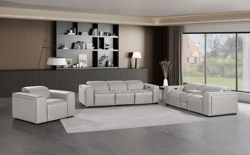 1224 - 7-Piece Modular Power Reclining Sofa, Loveseat & Chair Set In With 6 Power Recliners & Power Headrests - R&R Furniture Gallery (Fountain Valley, CA)