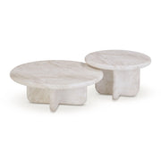 Juju - Nesting Indoor / Outdoor Coffee Tables (Set of 2) - White - R&R Furniture Gallery (Fountain Valley, CA)