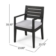 Outdoor Elegant Design Dining Chair (Set of 2) - R&R Furniture Gallery (Fountain Valley, CA)