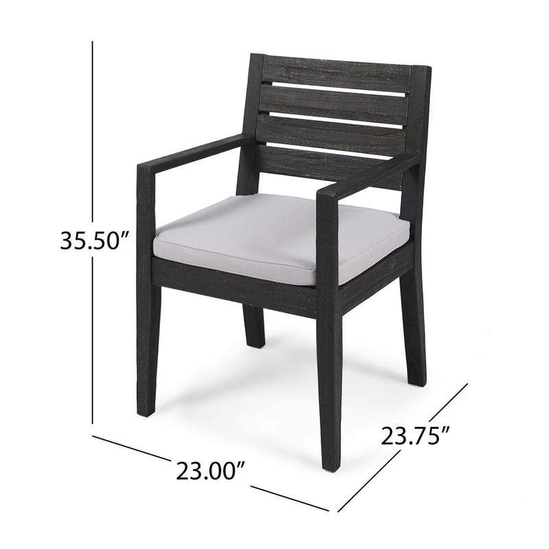 Outdoor Elegant Design Dining Chair (Set of 2) - R&R Furniture Gallery (Fountain Valley, CA)