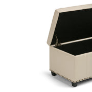 Amelia - Transitional Storage Ottoman Bench - R&R Furniture Gallery (Fountain Valley, CA)