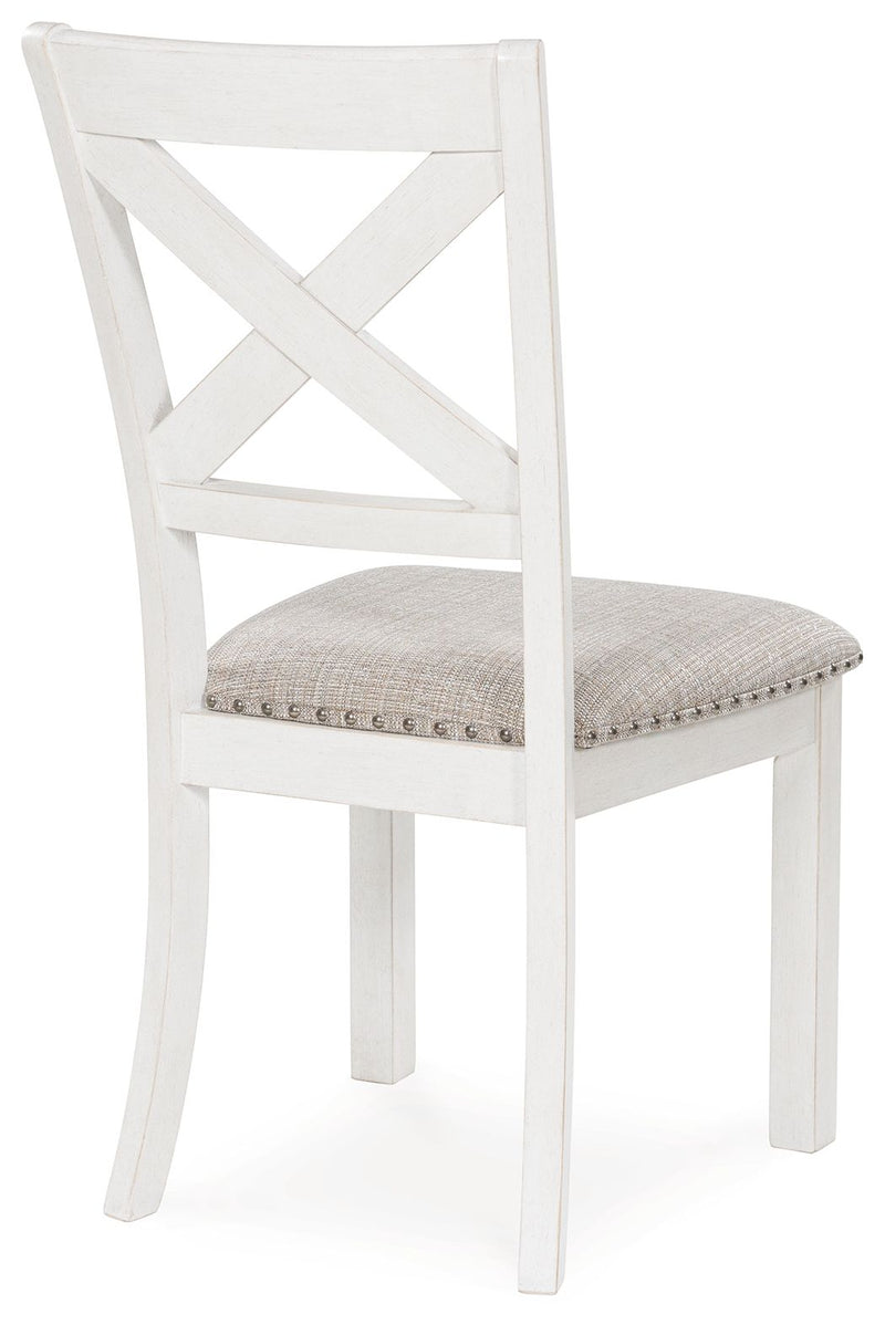 Robbinsdale - Dining Upholstered Side Chair (Set of 2) - Antique White - R&R Furniture Gallery (Fountain Valley, CA)