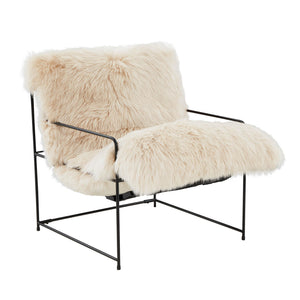 Kimi - Genuine Sheepskin Chair - R&R Furniture Gallery (Fountain Valley, CA)