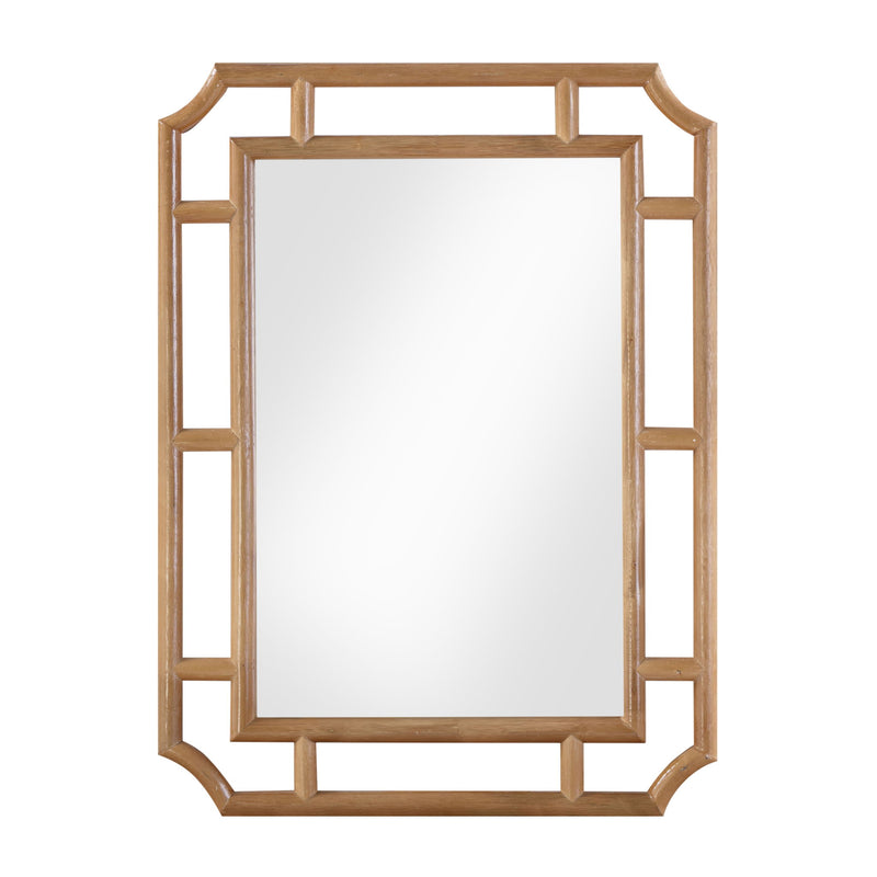 Cienna - Rattan Wall Mirror - Natural - R&R Furniture Gallery (Fountain Valley, CA)